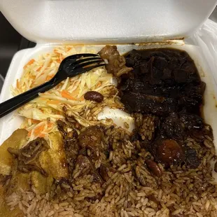 Another plate (Large Oxtail Dinner) I HAD to eat before remembering to take a pic! I had already eaten like 3.5 pieces of meat.