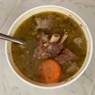 Goat soup!! Saturday only