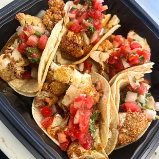 Mango Habanero Cauliflower Tacos