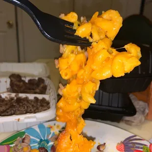 Rubber unflavored Mac and cheese