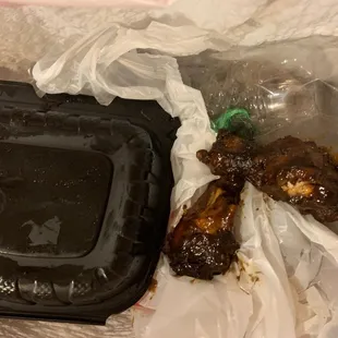 Terrible wings in my trash can