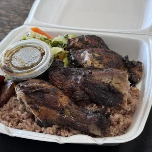 Jerk Chicken White Meat Meal