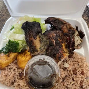 Jerk Chicken Dark Meat Meal