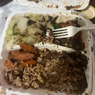 Brown Stew Chicken Meal