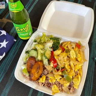 Ackee and Saltfish Meal