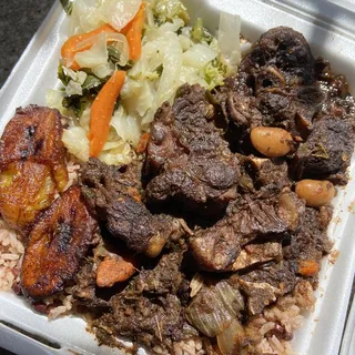 Oxtails and Beans Meal