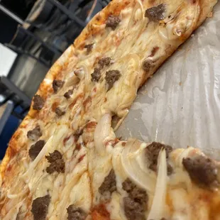 Ground beef and onion