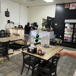 crepes, interior