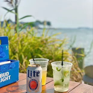 Orange crush Jetty Mojito Miller light