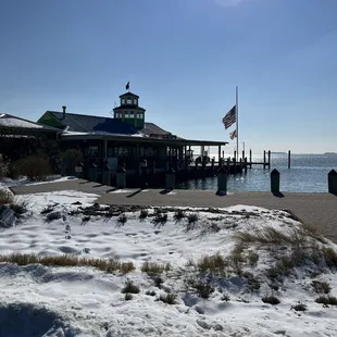 Beautiful winter day at The Jetty.