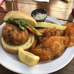 Crab Cake Sandwich