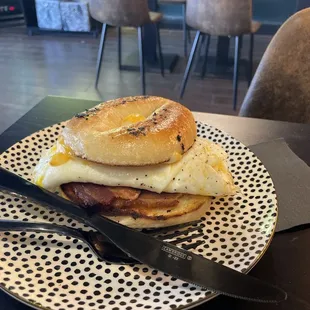 Breakfast Bagel Sandwich