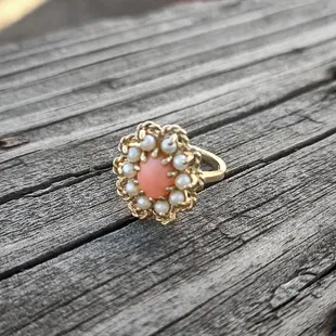 Vintage Coral ring.