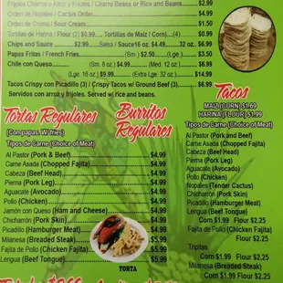 Pg 5 menu