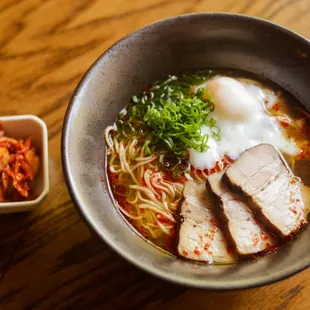 Jin Ramen with Braised Pork and Poached Egg