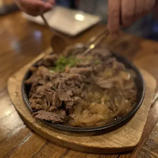 Beef Bulgogi Beef with Caramelized Onions