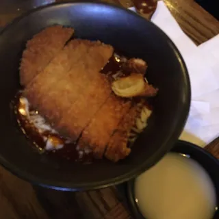 Cheese Teokbokki with Chicken Katsu