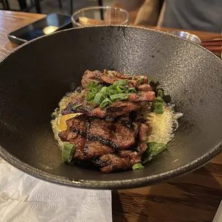 Marinated Beef Short Ribs with Corn Cheese