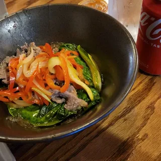 Bulgogi Beef Japchae Stir Fried Glass Noodles