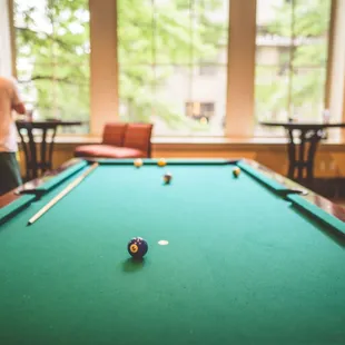 Pool Table in the Club Room