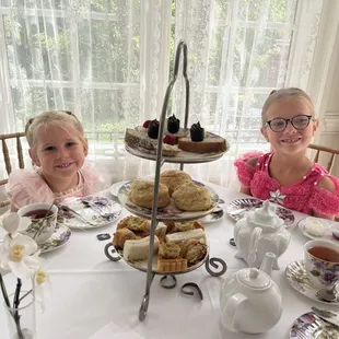 The table settings are beautiful making it a special time.