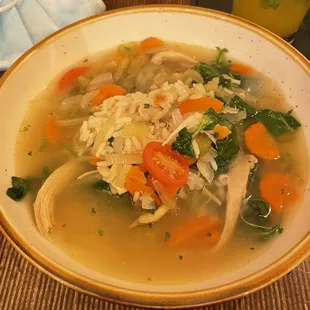 Chicken veggie soup