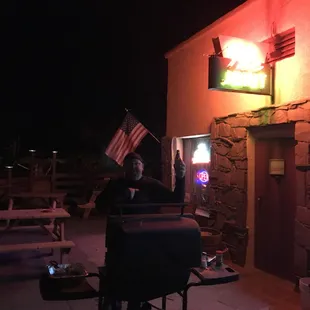 Feel free to use our BBQ