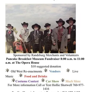 September 21 old west Day info