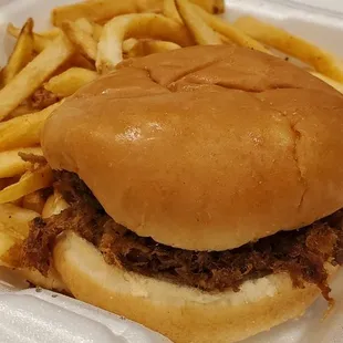 Pulled Pork BBQ Sandwich