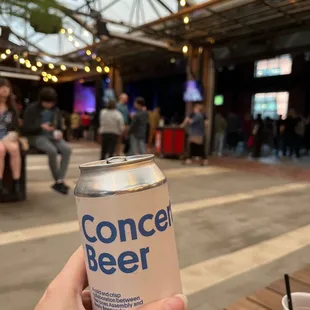 Conert beer for a concert night