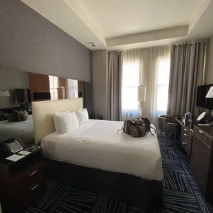 Residence Inn Lubbock was more inviting than this gloomy cave.