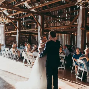 First dance in the barn