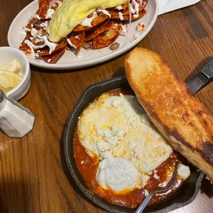 Chilaquiles and Shakshooka