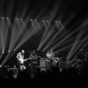 Greensky Bluegrass band performing on stage at The Joy Theater