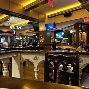 the interior of the restaurant