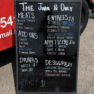 Menu Board