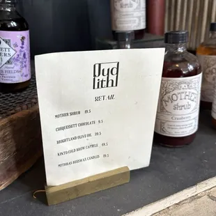 Inside -- at the 'for sale' cabinet -- on Wednesday afternoon, 11 December 2024