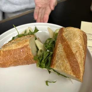 Pear and Comte Sandwich