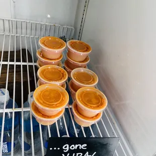 the contents of a refrigerator