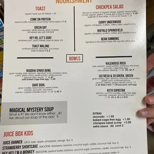 Menu 2/2
