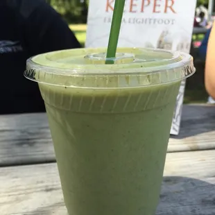 Mint chocolate chip smoothie