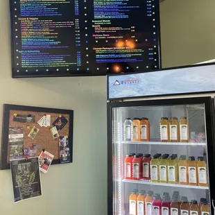 Pricing and menu up top