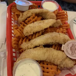 4 Piece Fried Tilapia Basket