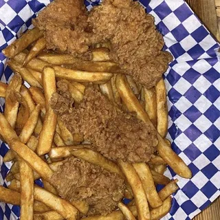 4 Fried Alligator Meat Basket