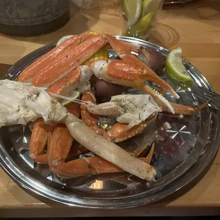 Steamed crab