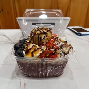 Fully loaded açaí bowl