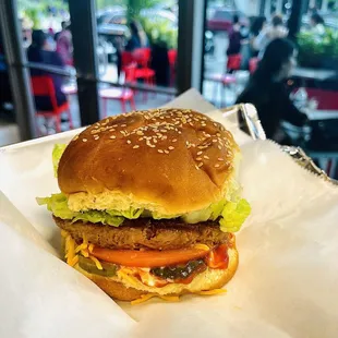 Beyond meat burger