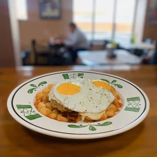 Come on in and try our new Chicken Fried Steak with sunny side up eggs.