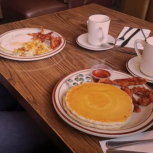 Complimentary breakfast if you stay at the Red Lion Hotel :)