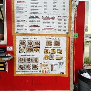 Hibachi Menu